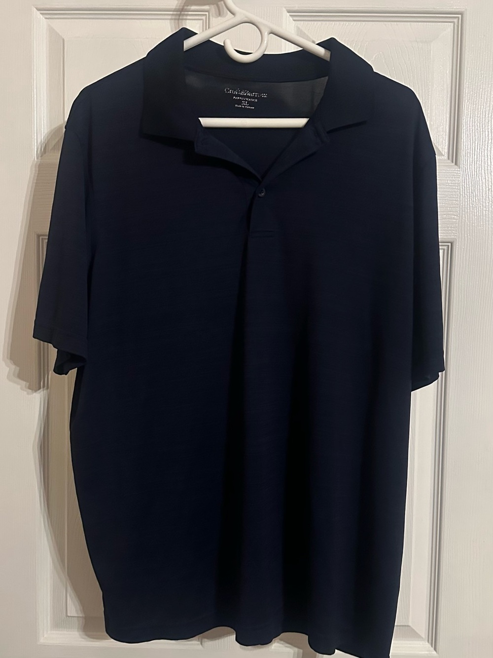croft & barrow Men's Navy Short-Sleeve Polo